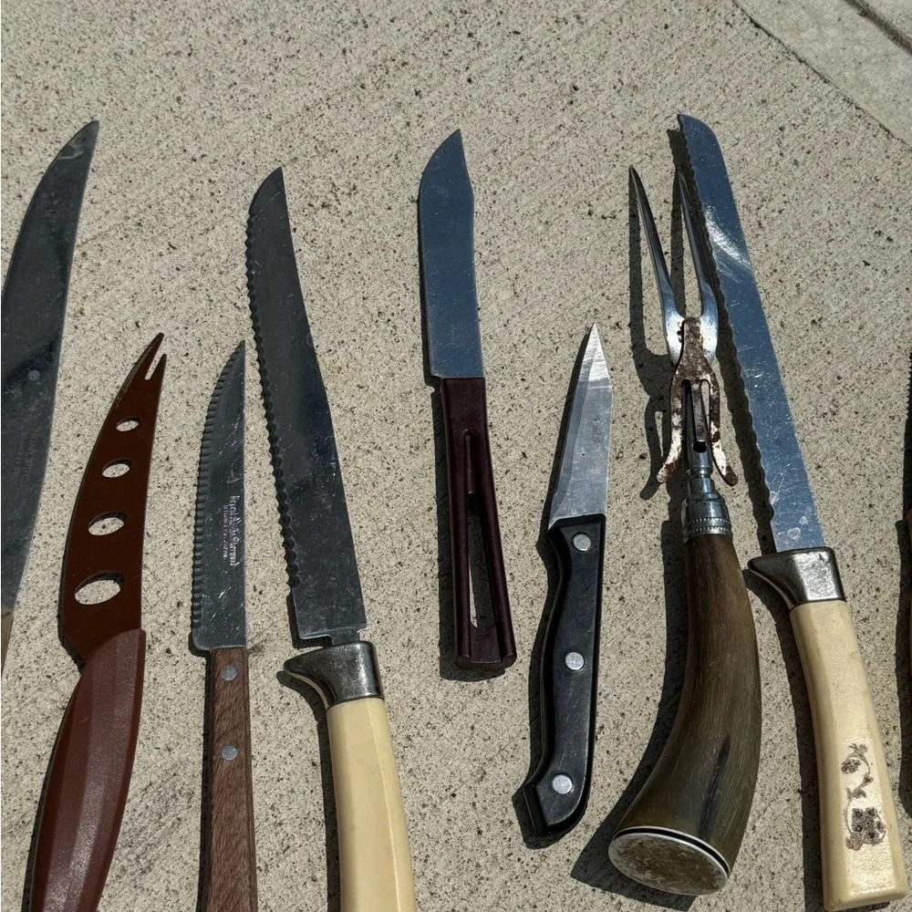 Random set of knifes set of 13 - as is condition